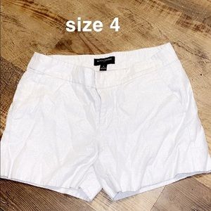 Sparkly white shorts!